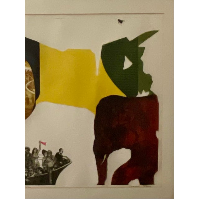 Mid 20th Century Mid 20th Century Marvin Lowe Signed Number Lithograph Entitled “Red Elephant”, Framed For Sale - Image 5 of 9