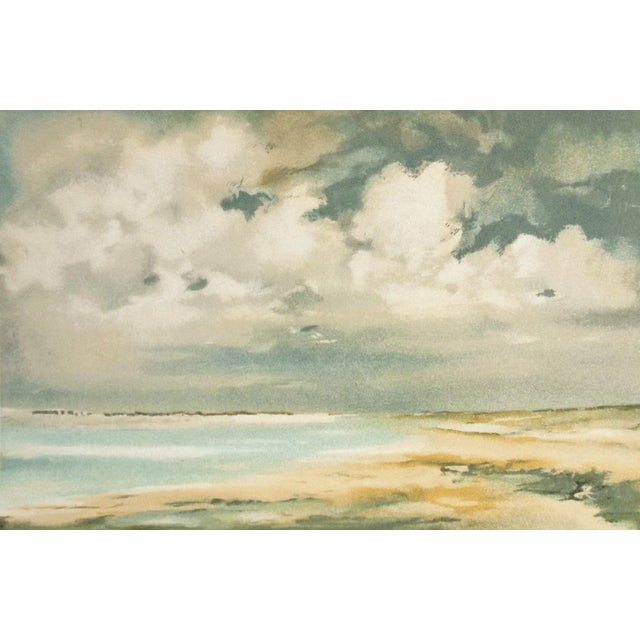 Unframed limited edition lithograph art print on BFK Rives fine art paper by Corbel. Hand signed by the artist in pencil....