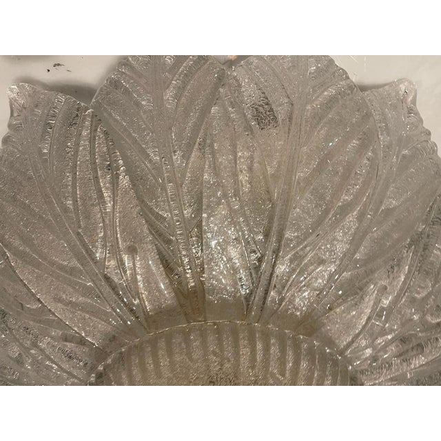 Venetian Murano Glass Flush Mounts, 1960s, Set of 2 For Sale - Image 7 of 17