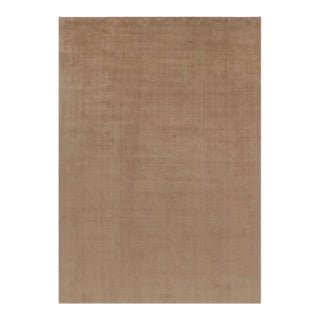 Rug & Kilim’s Oversized Contemporary Textural Rug in Beige-Brown Tones - 12x17 For Sale