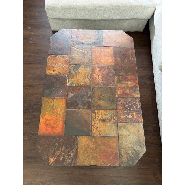 1970s Belgian/French Brutalist Slate Tables For Sale - Image 4 of 5