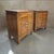 Thomasville Vintage Thomasville Burl Wood Asian Modern Nightstands With Brass Hardware - Pair For Sale - Image 4 of 12
