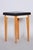 Mid-Century Modern Mid-Century Black Beech Stool, 1950s For Sale - Image 3 of 7