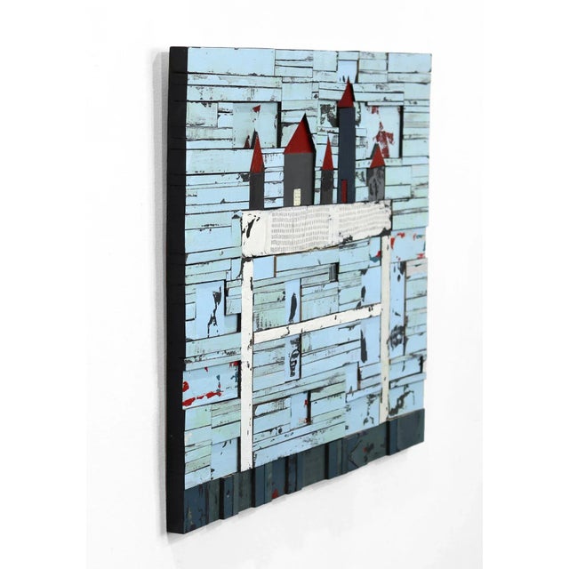 2020s Our Town - Contemporary Abstract Acrylic Painting by Rebecca Klundt For Sale - Image 5 of 8