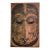 1970s American Brutalist Cubist Paper Mache Mask Wall Sculpture For Sale