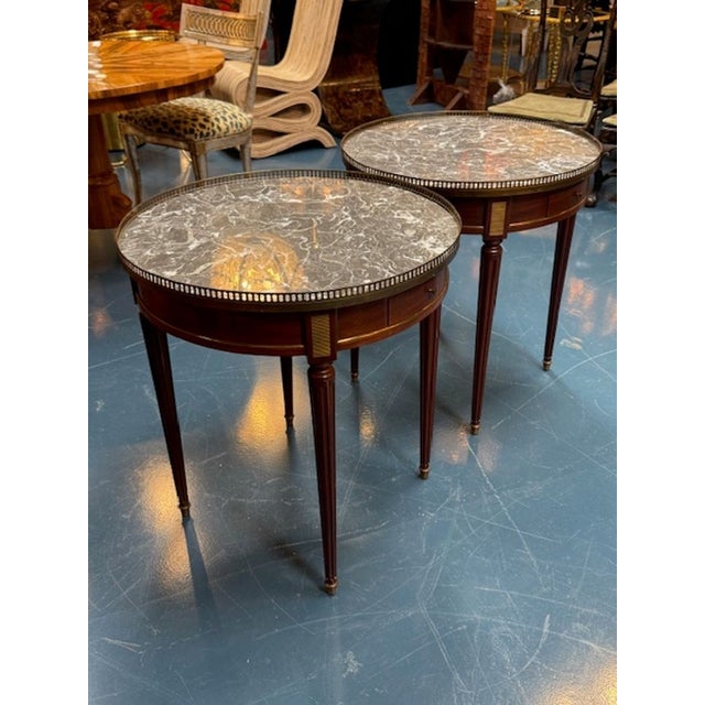 19th Century French Directoire Mahogany Boulliotte Tables For Sale In Dallas - Image 6 of 6