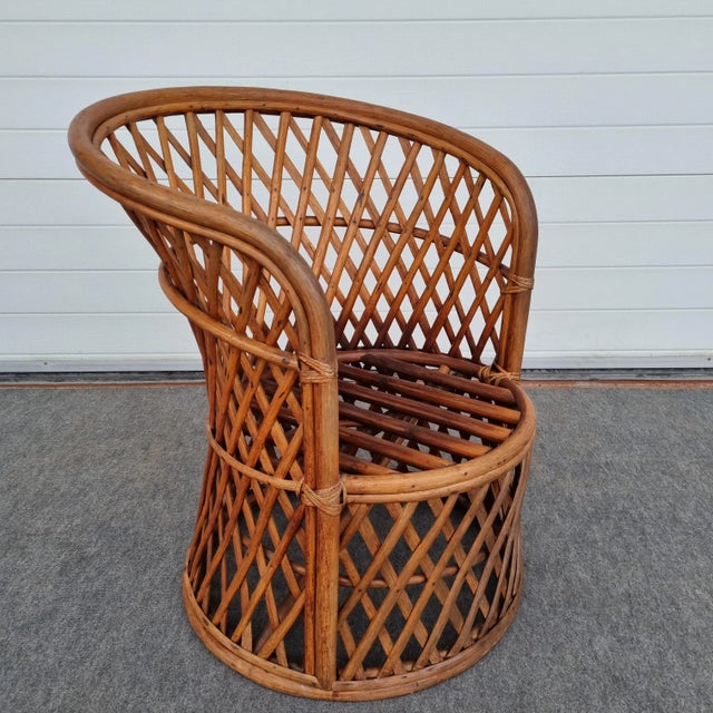 Italian Barn Bamboo Chair, 1950s For Sale - Image 16 of 16
