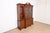 Baker Furniture Company Baker Furniture Historic Charleston Chippendale Mahogany Lighted Breakfront Bookcase Cabinet For Sale - Image 4 of 12