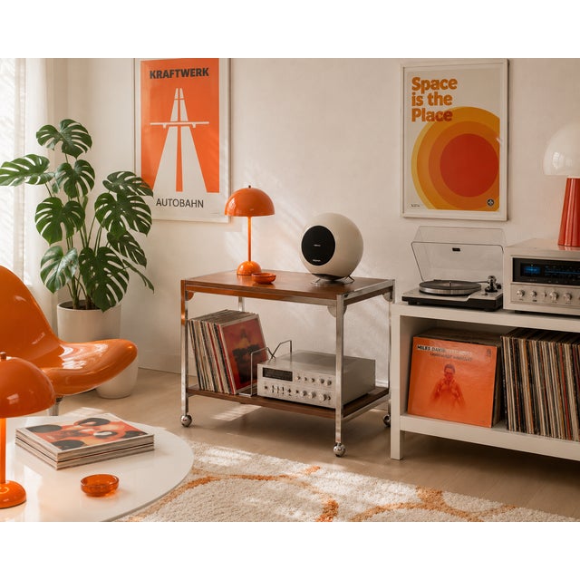 Vintage Mobile Table in Metal, 1970s For Sale - Image 3 of 8