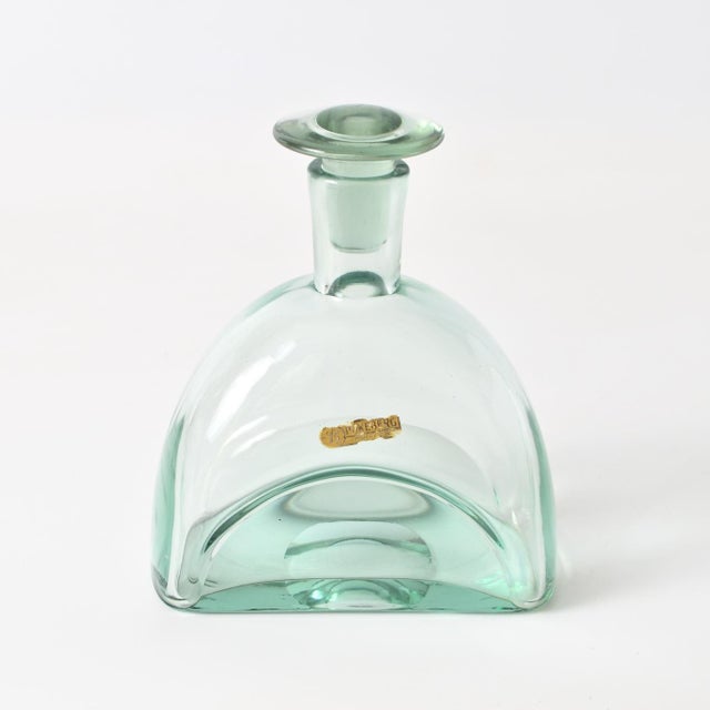 Art Deco Glass Decanter by Harald Notini for Pukeberg, 1930s For Sale - Image 6 of 10