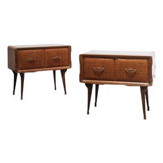 Nightstands by Gio Ponti, 1950s, Set of 2 For Sale