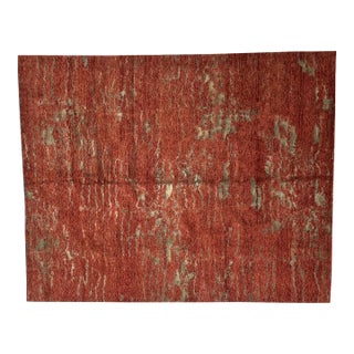 Silk and Wool Nepalese , 8' X 9'9" For Sale