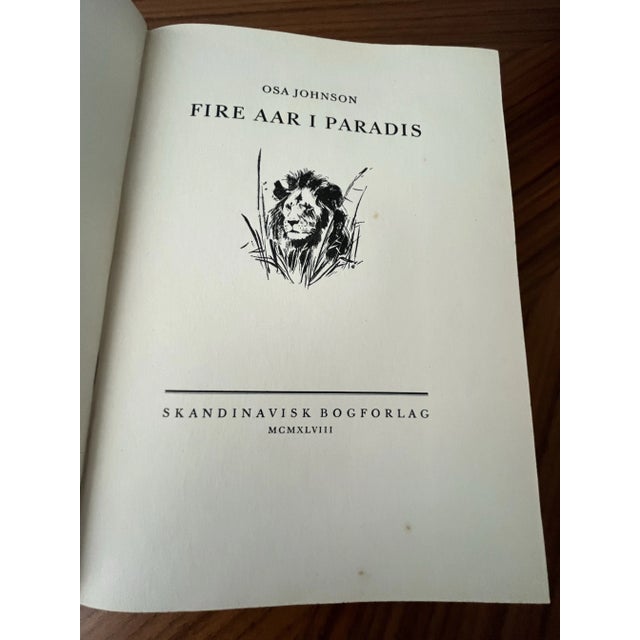 Brown 1940s Osa Johnsen "Fire Aar I Paradis" Coffee Table Book For Sale - Image 8 of 9
