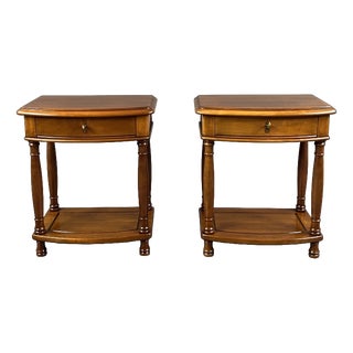 20th Century Wooden Bedside Tables, Set of 2 For Sale