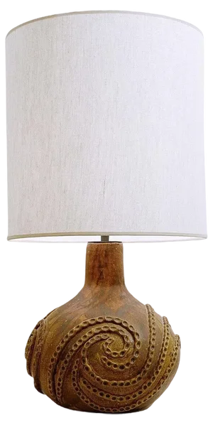 Mid-Century Modern Ceramic Table Lamp, Belgium, 1960s
