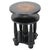 Antique Adjustable Piano Stool with Leather Seat, 1910s For Sale - Image 11 of 11