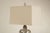 Plastic Traditional Pair of Silver Painted Table Lamps - a Pair For Sale - Image 7 of 18