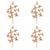 Rustic Decorative Butterfly Spray (Set of 4) For Sale - Image 3 of 3