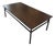 Stitched Leather Cocktail Table by Jacques Adnet, 1950s For Sale
