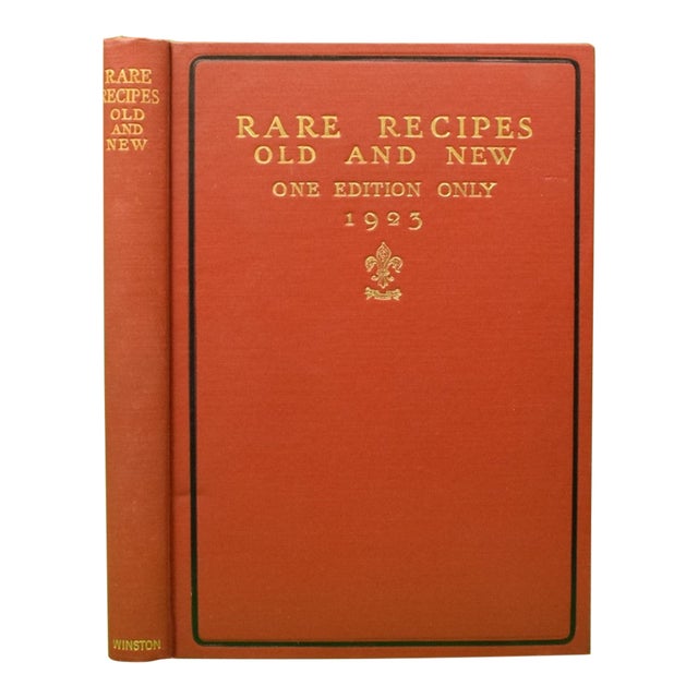 "Rare Recipes Old and New" 1923 the Veltin School Cook Book Committee [Compiled and Edited By] For Sale