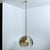 Pendant Light in Amber Glass and Brass attributed to J. T. Kalmar for Kalmar, 1970s For Sale - Image 9 of 11