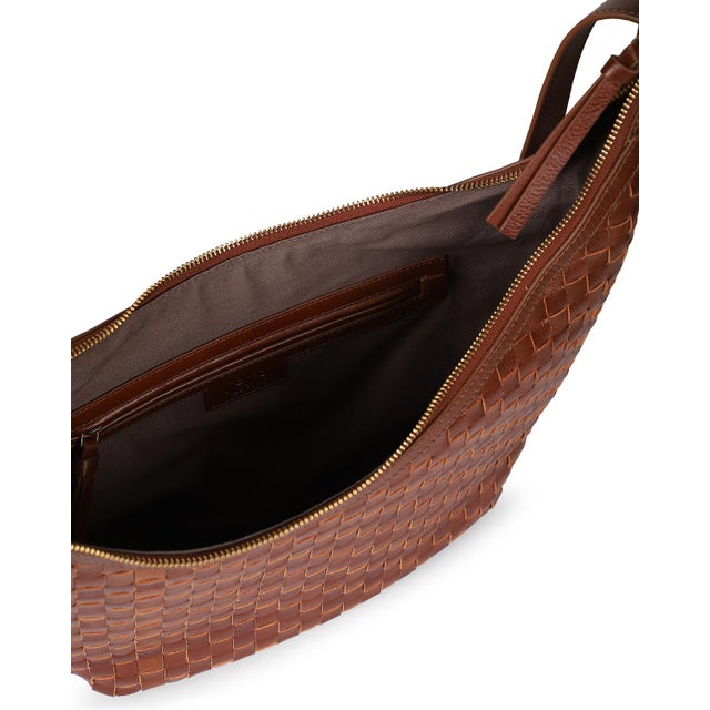 Alva Large Hobo in Cognac For Sale - Image 4 of 5