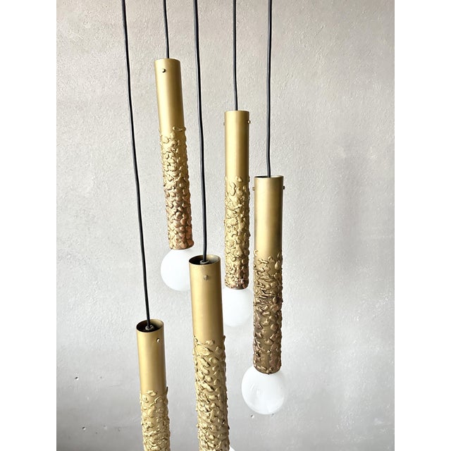 Vintage Cascade Light from Glashütte Limburg, 1970s For Sale - Image 10 of 15