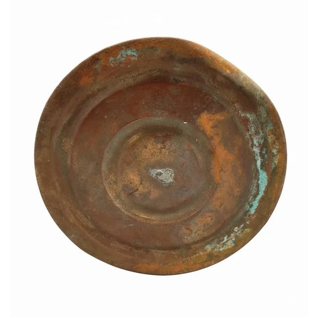 Antique English Copper Milk Canister W/ Lid & Wood Handle — Edwardian Era For Sale - Image 10 of 11