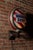American Vintage Illuminated Barber Shop Bubble Sign With Red Stripe Glass Face For Sale - Image 3 of 7