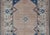 Mid 20th Century Vintage Turkish Oushak Rug With Elegant Blue and Soft Peach Motifs 5'7 X 7'8 For Sale - Image 5 of 10