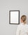 Late 19th Century 1880s French Wood Black Patinated Mirror For Sale - Image 5 of 18