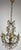 1930s Gold-Plated Metal & Murano Glass Drop Chandelier, 1930s For Sale - Image 5 of 14