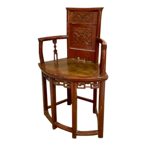 Chinese Qing Dynasty Corner Chair
