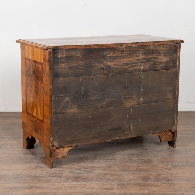 Late 18th Century German Rococo Inlaid Chest of Three Drawers For Sale - Image 15 of 15