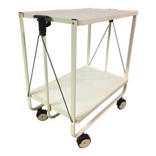 German Modern Folding Bar Cart For Sale