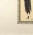 The plumed is a modern artwork realized in 1970s by Erté (Romain de Tirtoff). Mixed colored lithograph. Hand signed on the...
