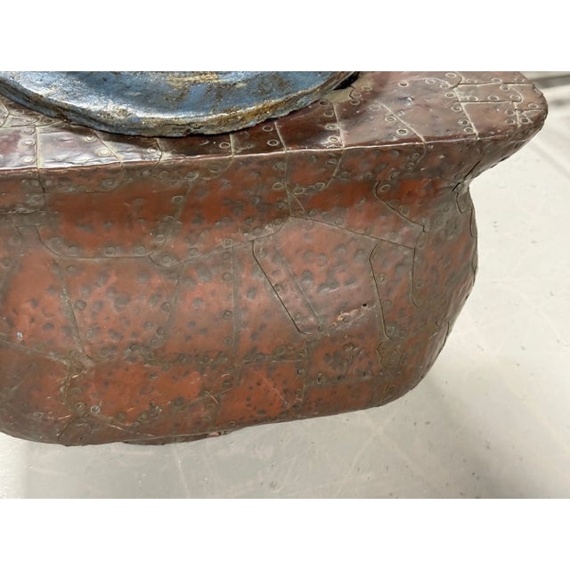 Bill Anson Copper Clad and Pottery Planter, Attributed For Sale - Image 12 of 12