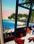 "Life's a Beach" Late 20th Century Interior Serigraph on Canvas by Francois Ledan For Sale - Image 4 of 11