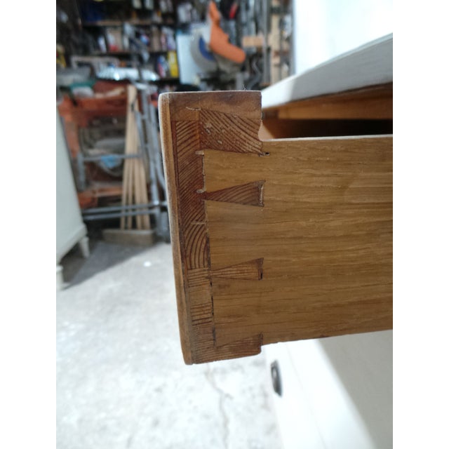 Wood Swedish Gustavian Style 4 Drawer Chest of Drawers For Sale - Image 7 of 10