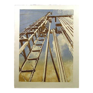 Ted Thomas "Tripping for Bit #3" Signed and Numbered Art Etching For Sale