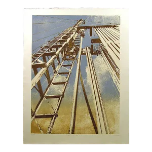 Ted Thomas "Tripping for Bit #3" Signed and Numbered Art Etching