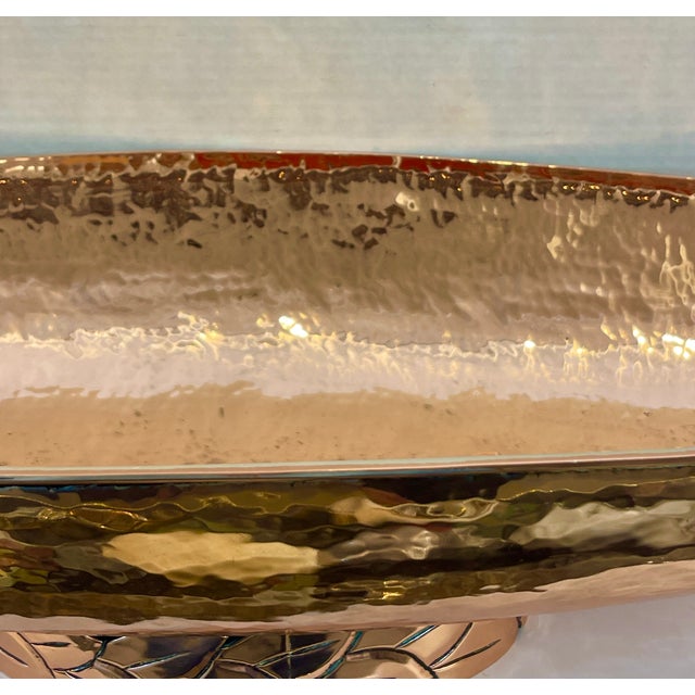 Rare Emilia Castillo Taxco Hammered Copper Toucan Centerpiece Bowl, Signed For Sale - Image 15 of 16