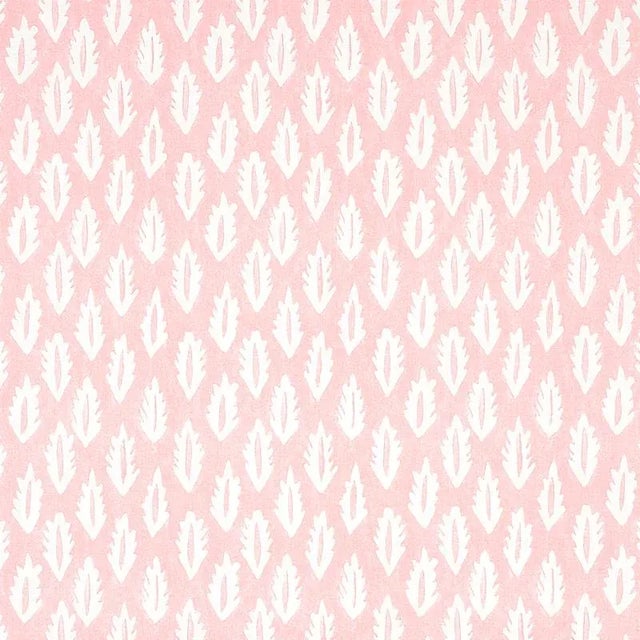 Contemporary Sample - Schumacher X Molly Mahon Forest Fabric in Pink For Sale - Image 3 of 3