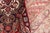 Red Shabby Chic Persian Tabriz Red/Blue Wool Rug - 7'3'' X 10'9'' For Sale - Image 8 of 10