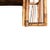 Burnt Tortoise Wood Bamboo Breakfast Bed Tray With Magazine Rack and Cup Holder For Sale - Image 9 of 11