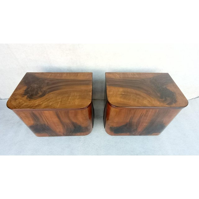 Mid-Century Modern Bedside Tables by Jindřich Halabala for Up Závody, 1960s, Set of 2 For Sale - Image 3 of 16