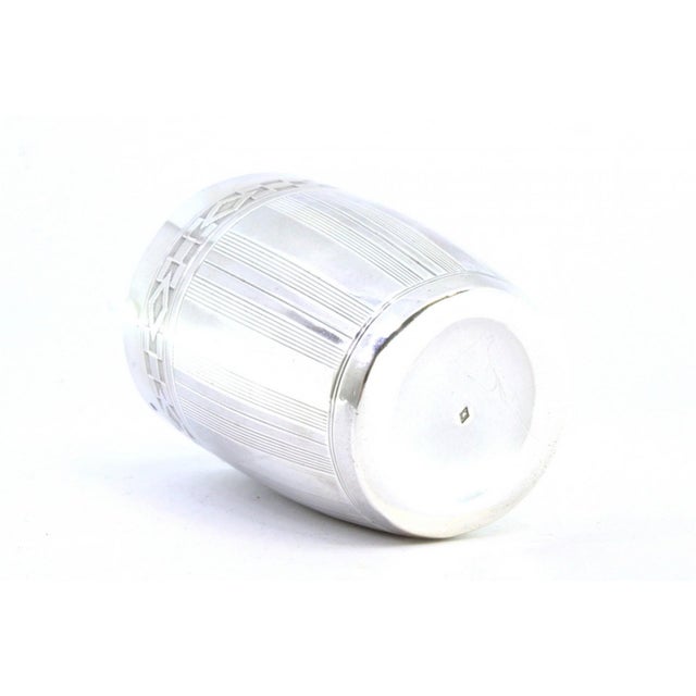 Silver Cup with Greek Friezes and Raised Top Bands For Sale - Image 5 of 8