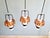 Scandinavian Pendant Lights in White Opaline and Copper Metal, 1960s, Set of 3 For Sale - Image 13 of 18
