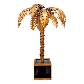 Palm Tree Lamp from Maison Jansen, 1970s For Sale