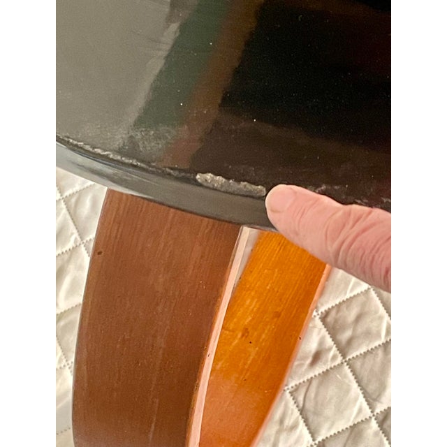 Thonet Attributed 1930s Art Deco Bent Wood Coffee Table For Sale - Image 6 of 12